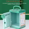 Money Box With Fingerprint Piggy Bank Atm Savings Box For Coins Cash Safe Large Coin Bank Password Lock For Children