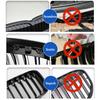 Car Tuning Front Gloss Black Kidney Diamond Grille for BMW X1 F48 2020 2021 2022 SUV sDrive18i sDrive20i xDrive20i