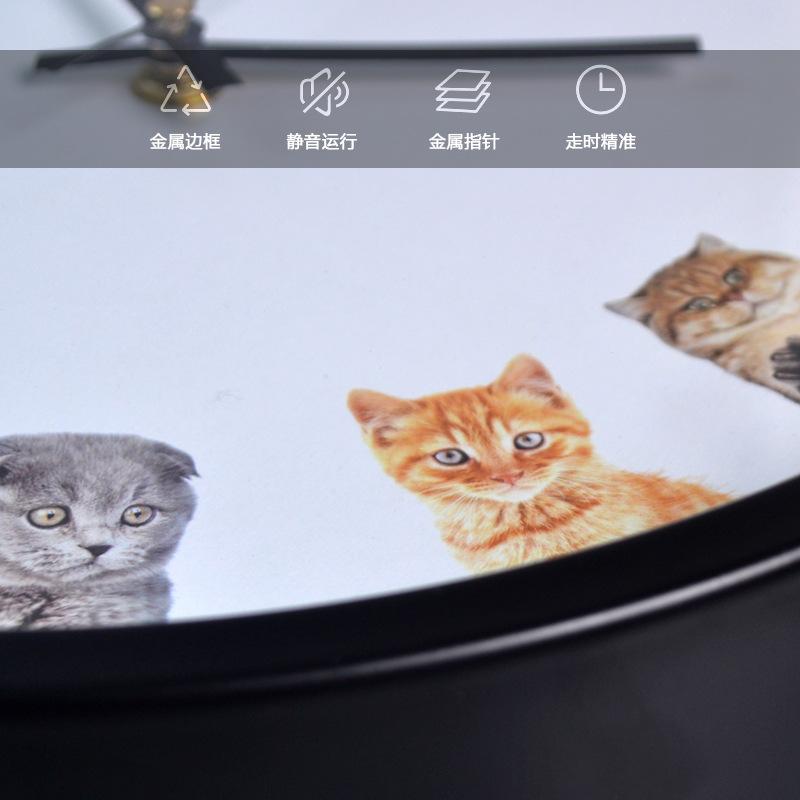 12-inch Silent Clock Living Room Free Shipping Fashion Wall Clock Creative Digital Art Wall Clock Bedroom Simple Large Metal