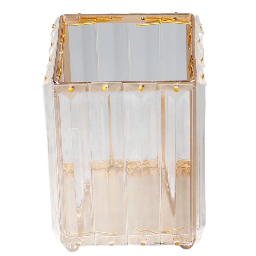 Makeup Brush Holder Large Capacity Elegant Style Durable Fadeless Corrosion Resistant Makeup Brush Organizer