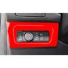 Headlight Switch Control Frame Cover 1PCS For Ford Ranger -2024 Bright Red