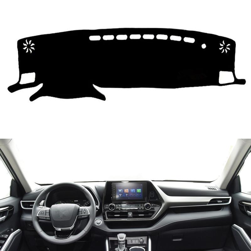 For Toyota Highlander Kluger     2024 Car Dashboard Cover Mat Pad Dash Sunshade Carpet Rug Protector Accessories
