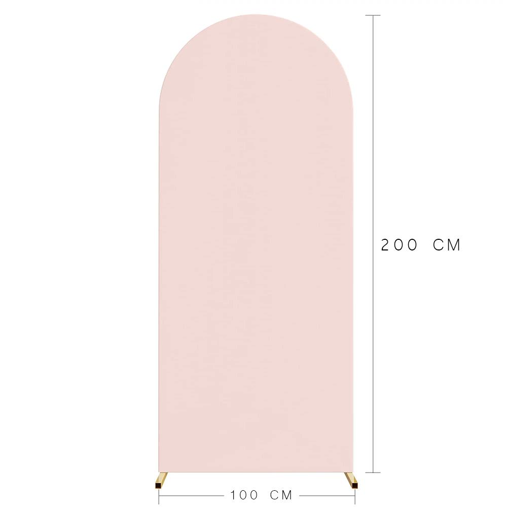 Material Cover For Balloon Arch Frame Metal Stand For Photos 1X2M Pink