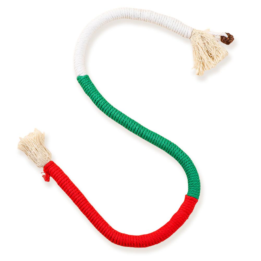 Teasing Cat Rope Toy Kitten Play Rope Toy Cat Chew Rope Toy Interactive Cat Teething Toy Pet Supplies Accessories