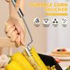 Corn Cob Stripper Long Handle Stainless Steel Corn Stripping Tool Fast Corn Peeler for Corn For Home Kitchens Restaurant Outdoor