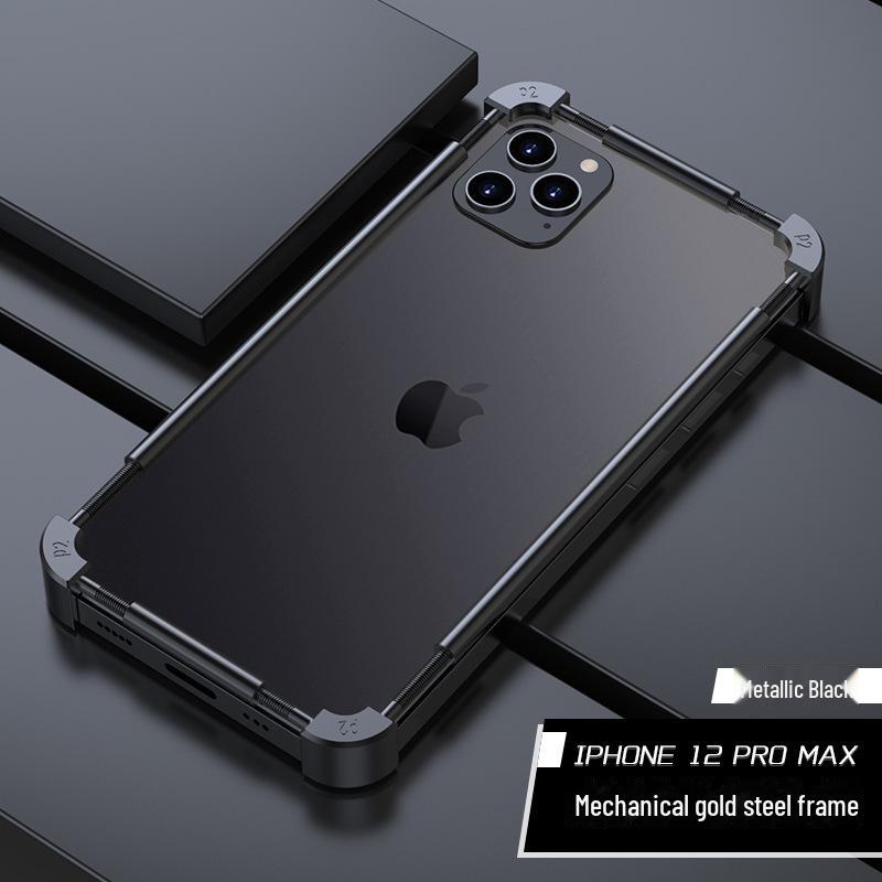 Compatible with iPhone 13/13 Mini/13 Pro Max and 12/12 Pro Max Metal Frame Cases.