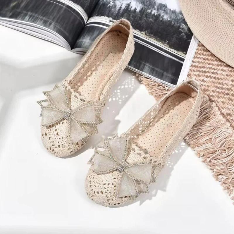 Fashion Comfortable and Elegant Summer Soft Women's Shoes Aesthetic High Quality Daily Routine New In Fashion 2025 Cheap Ladies Footwear