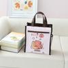 Double-layer Capybara Handbag Portable Cartoon Document Bag New Capybara Tutoring Bags