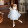 1 STK Engel Mädchen Romantisches Weihnachtsgeschenk Anhänger Kreativität Plüschpuppe Dekoration Niedliches Netz Ornament