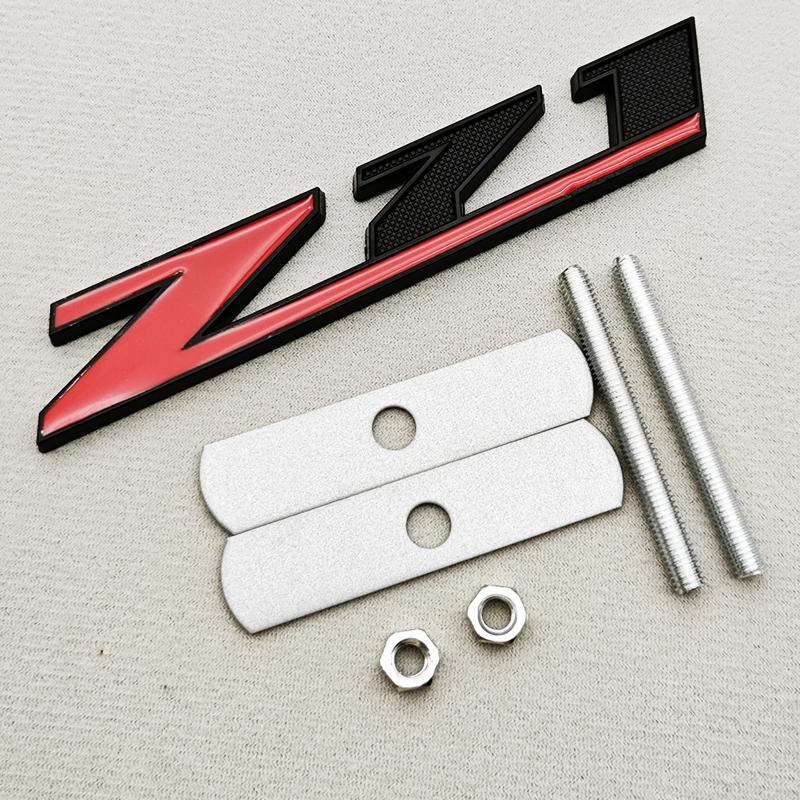 AABKA1 3D Metal Logo Z71 OFF ROAD Car Sticker Trunk Embelem Front Grille Badge For Chevy Chevrolet Silverado Colorado Tahoe Accessories
