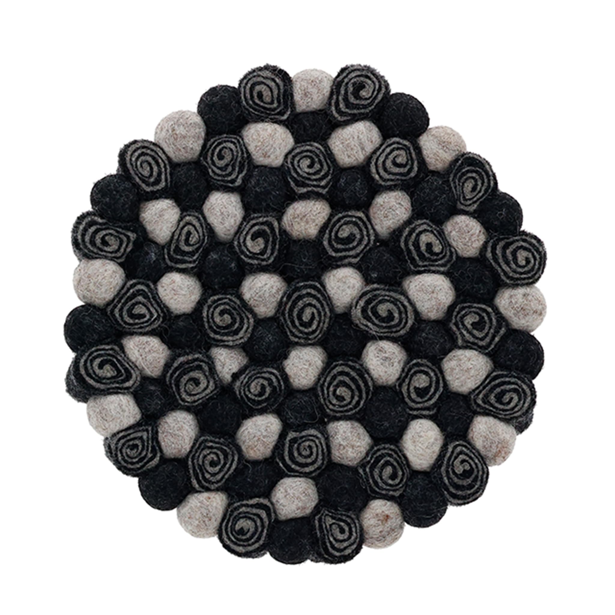 

Marushin Pocopoco Роза Справедливая торговля 0395019900 Подставка под горячее, Непальская, Черная, Ручная работа, Продукт,