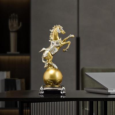 Pferdestatue, modern, kreativ, nordischer Stil, Kunsthandwerk, Ornament, Tierskulptur für Regal