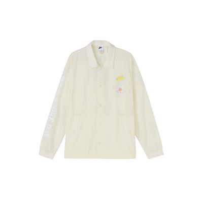 Vintage Embroidered Daisy Logo Long Sleeve Shirt Men Tops Coconut-Milk DM5056-113
