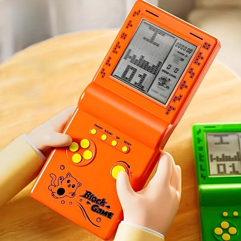 This Classic Tetris Handheld Game Console Offers a Portable, Multi-game Experience and Is the Ideal Gift for Game Enthusiasts.