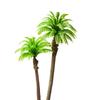 5Pcs Plastic Palm Tree Model Artificial Craft Coconut Palm Tree Miniature Stereoscopic Coconut Palm Ornaments Desktop Decoration