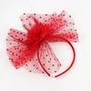 Elegant Mesh Flower Headband Exquisite Feather Hairpiece 1920s Hair Accessories  Photography