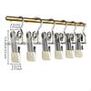 Upgraded Pants Hanger, Stainless Steel Fastener, NonSlip Closet Organizer Random Color 3pcs