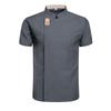 Men's Short Sleeve Chef Uniform - Breathable Summer Workwear for Baking and Catering