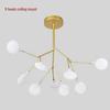 Firefly Branch Nordic Chandelier: Modern Minimalist Lighting for Living Rooms, Restaurants, and Bedrooms