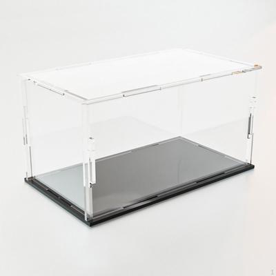 Caixa de Exibição de Carro Modelo Acrílico Vitrine Colecionador à Prova de Poeira Organizador de Armazenamento de Brinquedos para 1:32 Escala