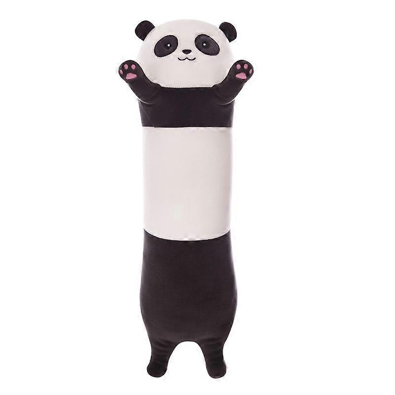 Panda Soft Pillow Plush Long Throw Sleeping Pillow Cotton Panda Pillow Cuddly Stuffed Cute Plush Doll Toy Gift