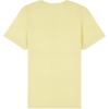 Maison Kitsune Ss24 Baby Fox Series Solid Color Logo Crew Neck Short Sleeve Regular T-Shirt Women Tops Yellow MW00122KJ0008-P712