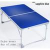 Portable Folding Camping Table: Lightweight Laptop & Snack Bed Desk