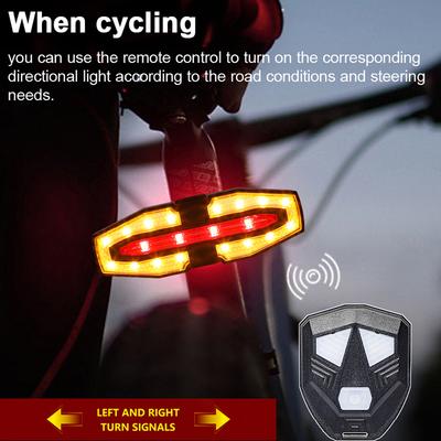 Bike TailLight Compact Size Night Cycling Light Dual-Color Bicycle Tail Light RainProof Bike Rear