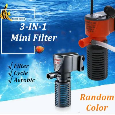 Mini čerpadlo Akvarijní filtr Pro houbovou filtraci Voda Vzduch 3 Vzduchovací nádrž Zvýšení filtrace Fi Q7A7