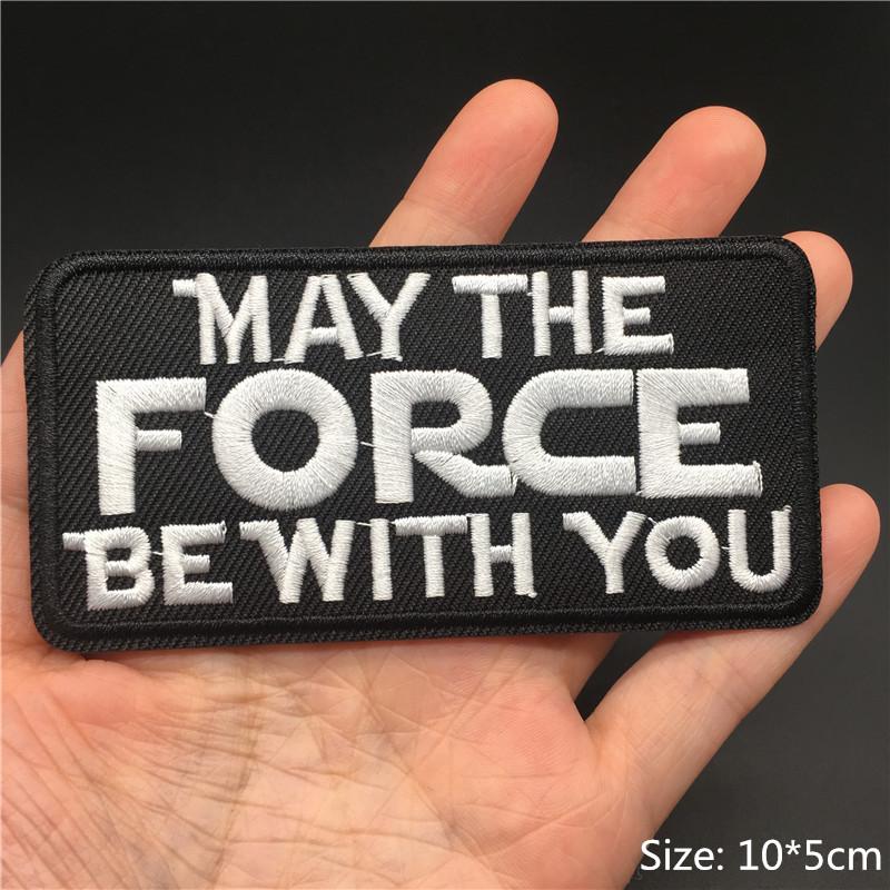 Letters Embroidered Patches For Clothing Iron On Patches Text Diy Appliques For Clothes Jacket Stripes Slogan Stickers