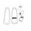 For BMW 3 4 Series GT 13-2019 Matte Silver Door Window Switch Lift Cover Trim 5*