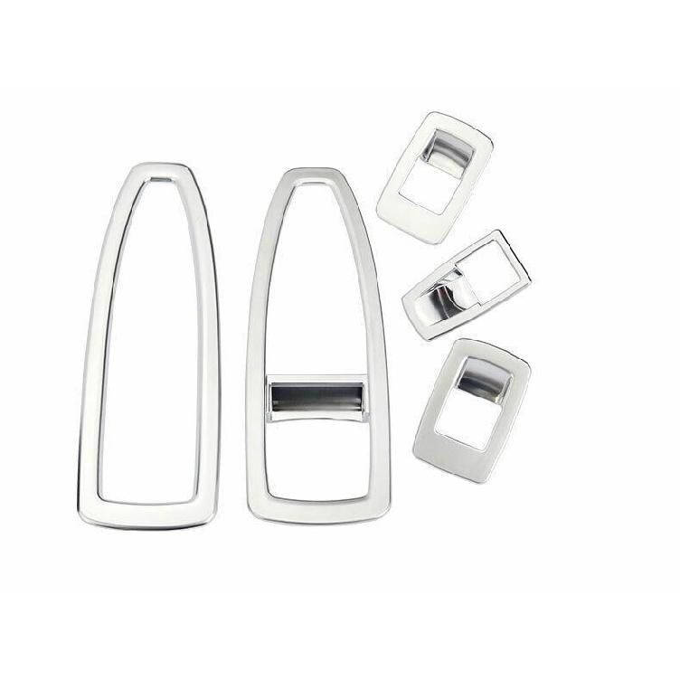 For BMW 3 4 Series GT 13-2019 Matte Silver Door Window Switch Lift Cover Trim 5*