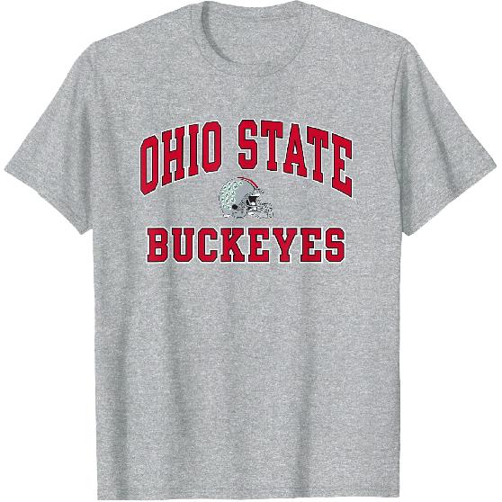 Ohio State Buckeyes Football Helmet Officially Licensed T-Shirt