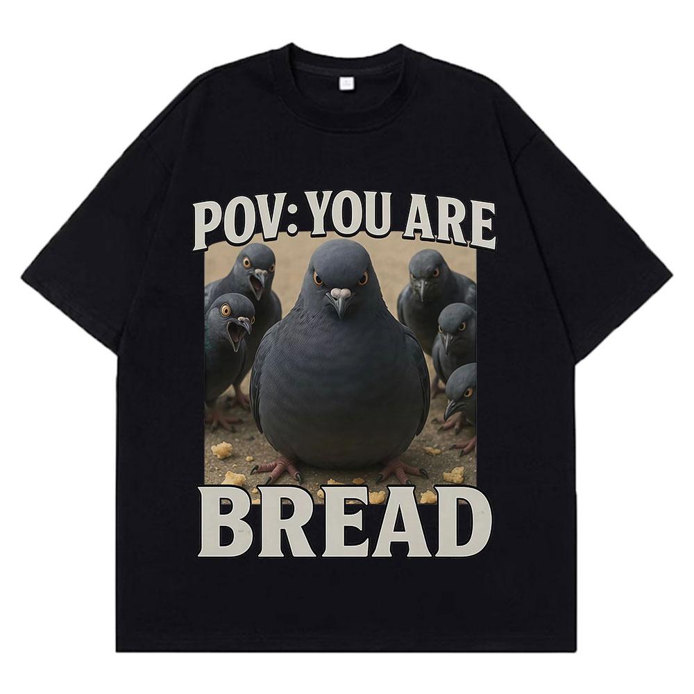 

Funny Pigeon Birdy Graphic Fashion T Shirt Man Woman Short-sleeved Hip-hop T-shirts Summer Oversized Cotton Loose T Shirts To... S разноцветный