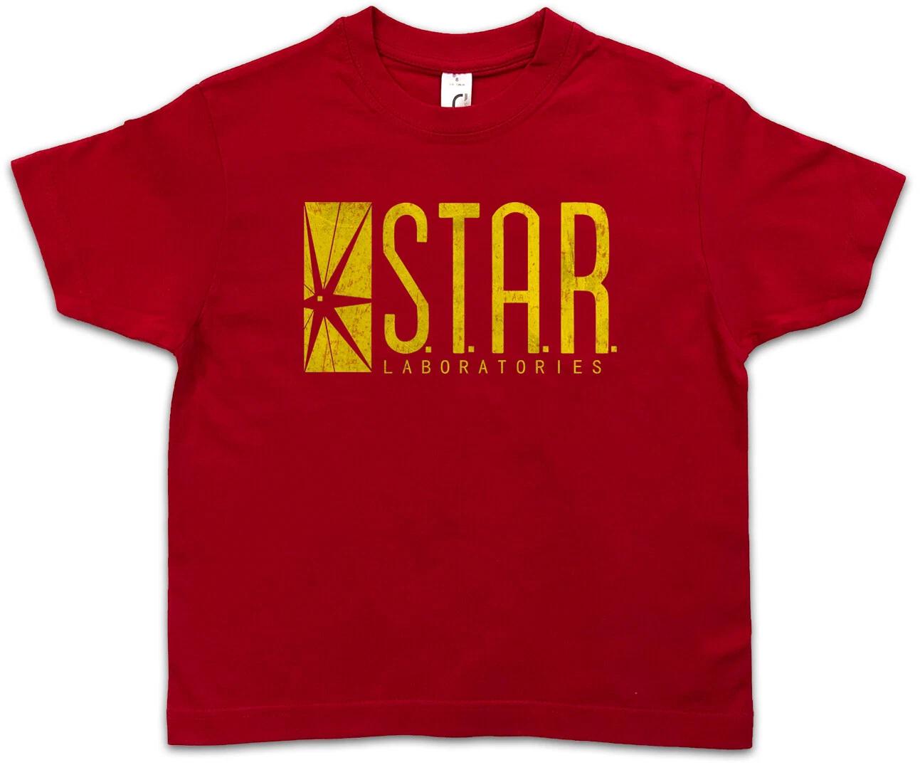 S.T.A.R. LABORATORIES LOGO Kids Boys kids boys T-Shirt TV Red Sign Blitz The Flash 140