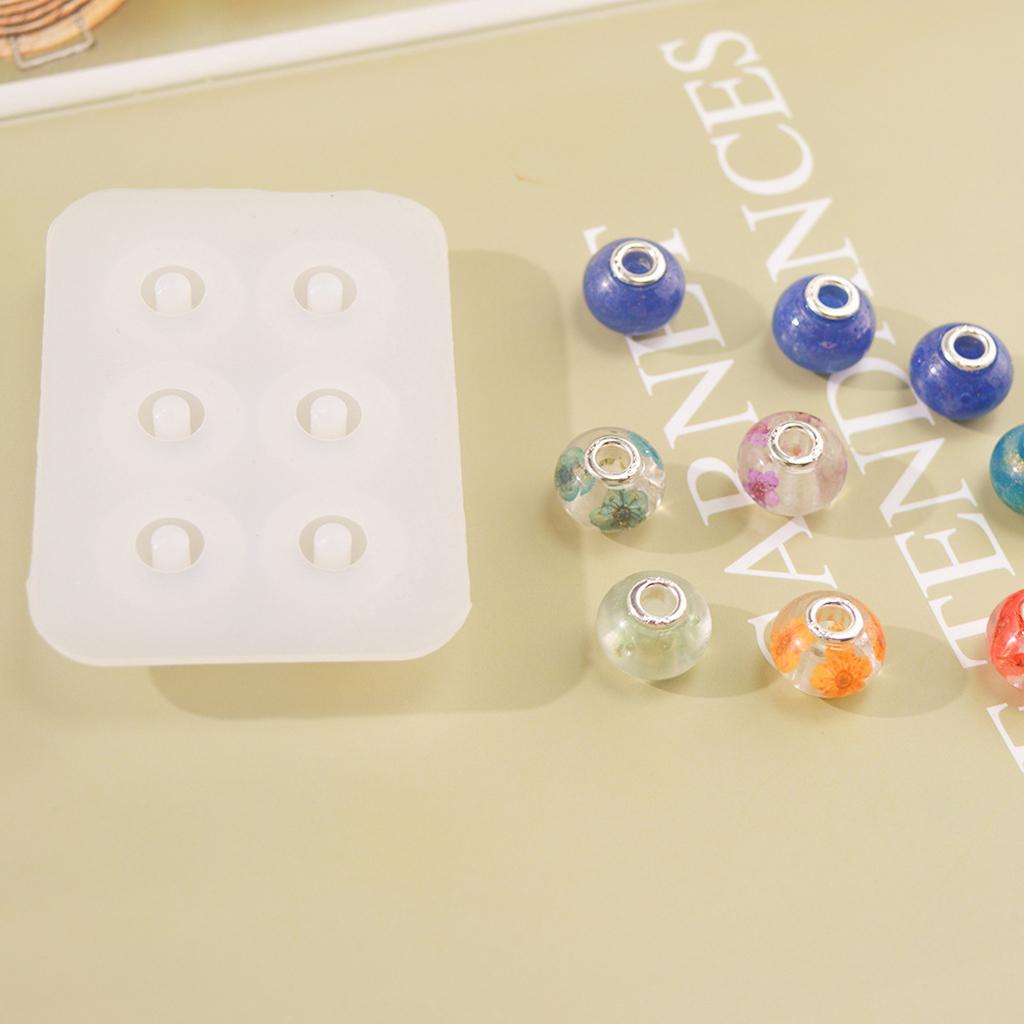 Bead Pendant Mold Bracelet DIY Craft Resin Silicone Casting Mould Jewelry Making