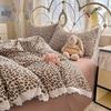 Lace-Trimmed Soft Cotton Cloud-Feel 4-Piece Bedding Set