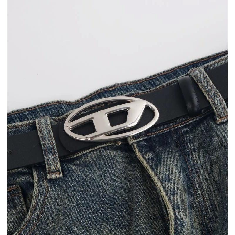 Jedinečná černá kovová přezka Saturnový pásek Pro doplňky k outfitům ve vintage stylu