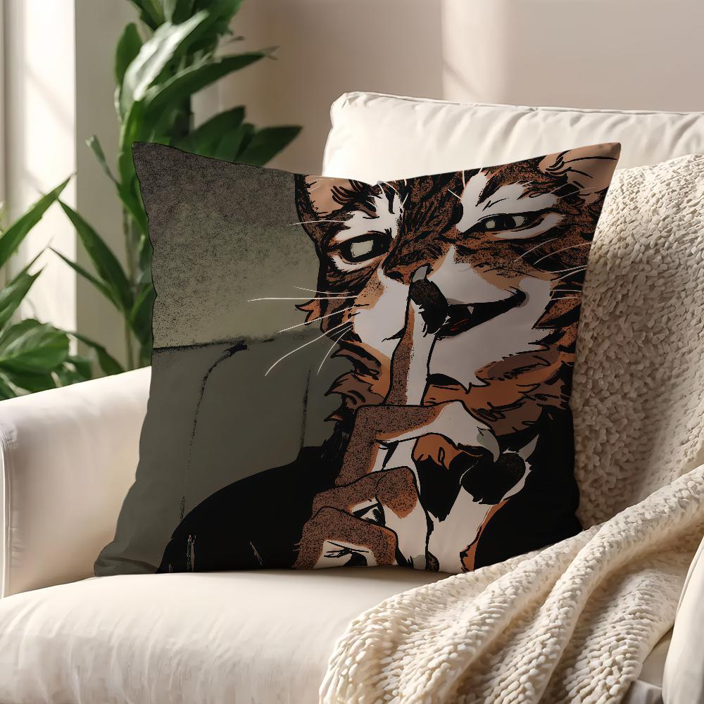 Cartoon Animal Furry Kawaii cushion cover For Pillow Printing Sofa Decoration Home Car Room Coffee Shop Office Nordic Simplicity