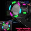 Multifunctional LED Headlamp USB Rechargeable Powerful Head Flashlight Camping Search Light Front Headlight Lantern
