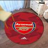 Arsenal Football Club Printed Round Rug Carpet Chair Rug Area Rug Entryway Doormats,for Office Chair Living Room Bedroom Kitchen Room.