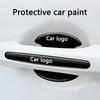 8pcs Car Door Handle Bowl Sticker Anti-collision Protection Strips Decals for Mitsubishi ASX Chaveiro Lancer Outlander Pajero EX