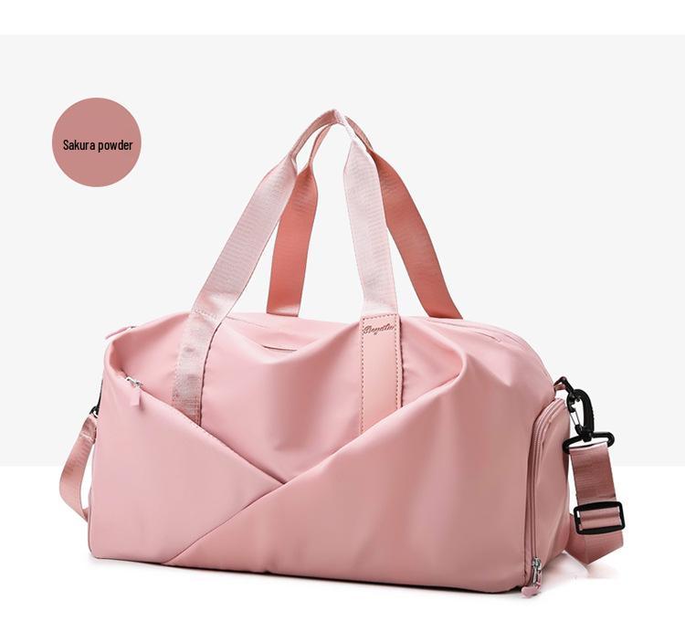 Women's Large Capacity Travel Tote: Carry-on, Luggage Storage, Sports, Fitness, Casual Travel Bag
