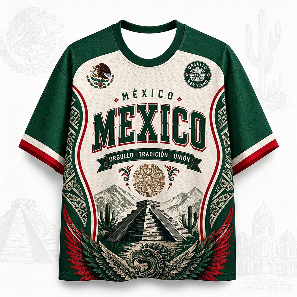 2026 New Mexico Flagge Netz-Trikot Azteken Maya Erbe Sportoberteil für Männer Frauen Kinder - Atmungsaktive Nationale Stolz Kleidung