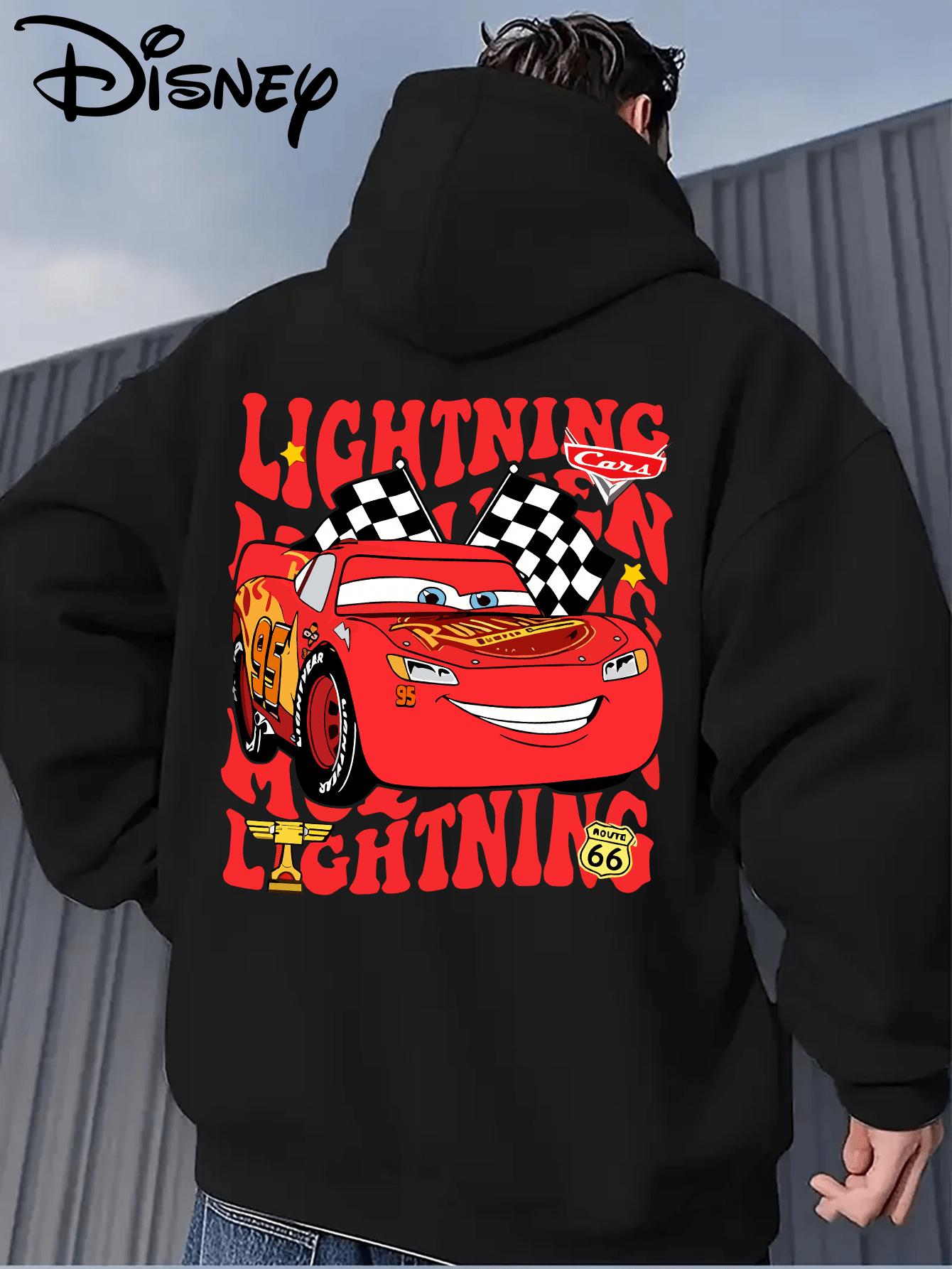 

American Racing Story Lightning McQueen Print Pattern Autumn and Winter New Men and Women Casual Couple Street Wear 3XL