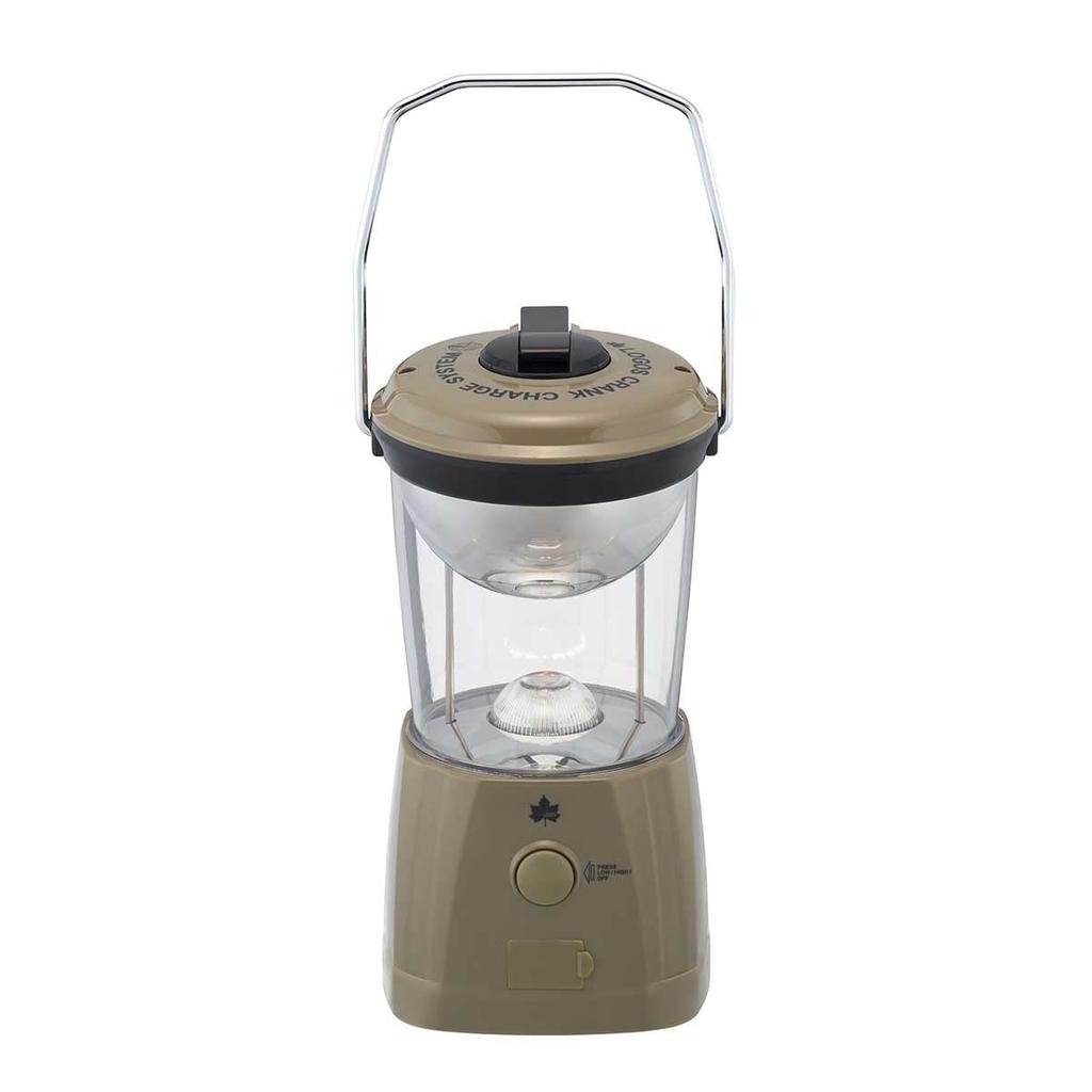 LOGOS Crank Charge Lantern (Olive) 74175051