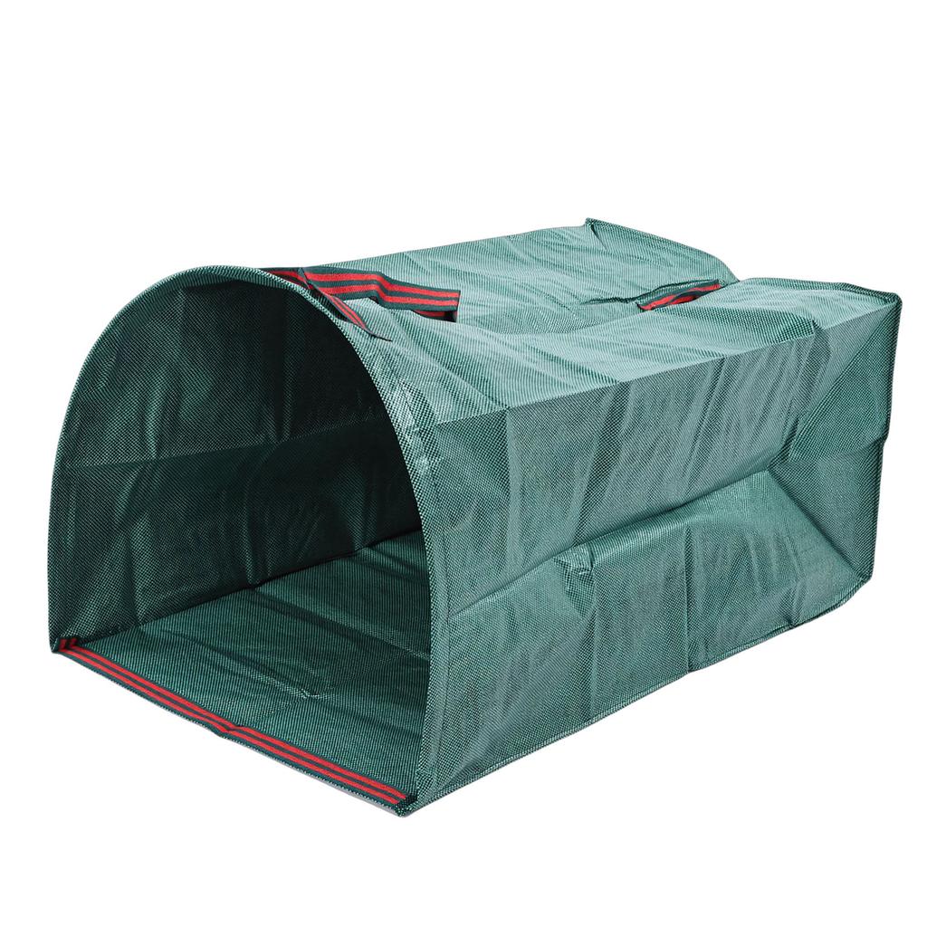 Leaf Bag Large Capacity Dustpan Type Foldable Reusable Garden Waste Collector Bag with Handles for Yard Cleaning