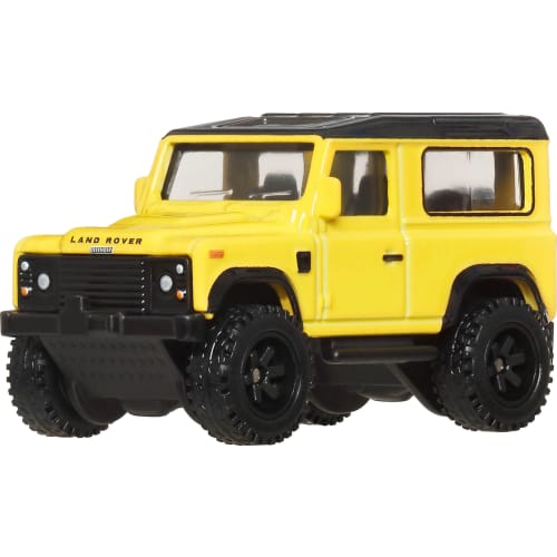 

Hot Wheels Car Culture Off-Road Land Rover Defender 90 Vehicle Toy, Yellow, JBK74, for Ages 3 and Up