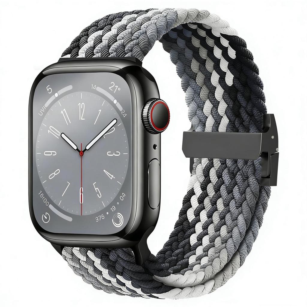 Apple Watch Nylon Woven Band, Magnetic & Square Buckles, Compatible with Series 11.