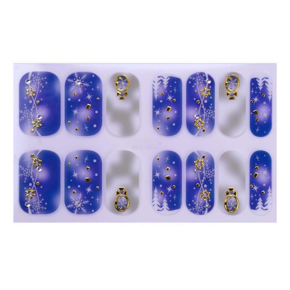 New Year's New Three-dimensional Waterproof No-bake Gel Nail Polish Film Full Sticker Ins Wind Nail Film Paper Nail Film